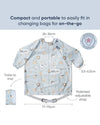 BiBaDo Bib Long Sleeve Coverall Weaning Bib 75 x 55 cm