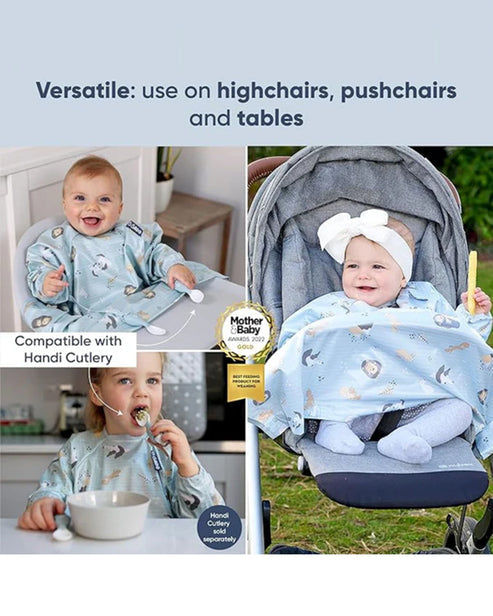 BiBaDo Bib Long Sleeve Coverall Weaning Bib 75 x 55 cm
