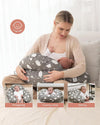 Momcozy Original Nursing Pillow for Breastfeeding - Grey