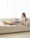 Momcozy F Shaped Pregnancy Pillow Grey - Velvet