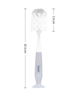 Hopop 2-in-1 Bottle & Nipple Cleaning Brush Set One Size Grey
