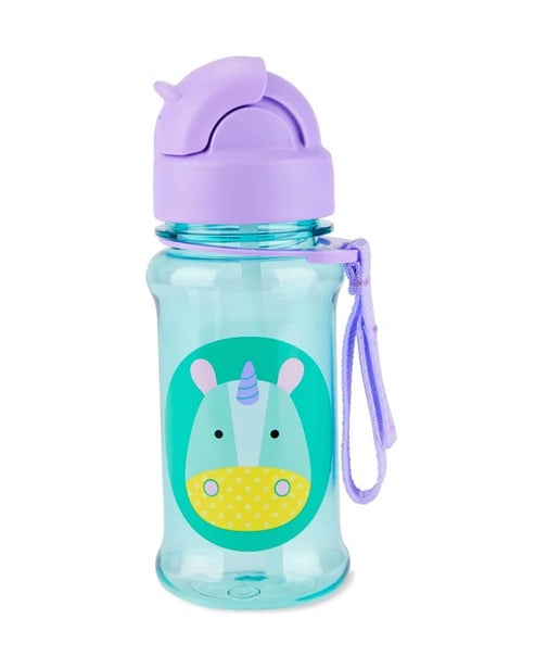 Skip Hop Zoo Tritan Renew Straw Bottle 355ml Unicorn