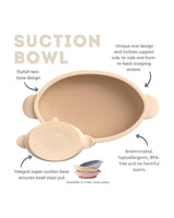 Bibado Silicone Suction Bowl - Fawn