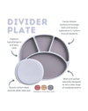 Bibado Silicone Divider Plate - Mist