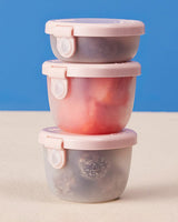 b.box Leakproof Snack Tubs 3 Pack – Berry Pink