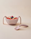B Box Toddler Cutlery Set Spoon and Fork - Blush Pink