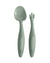 B Box Toddler Cutlery Set Spoon and Fork - Sage Green