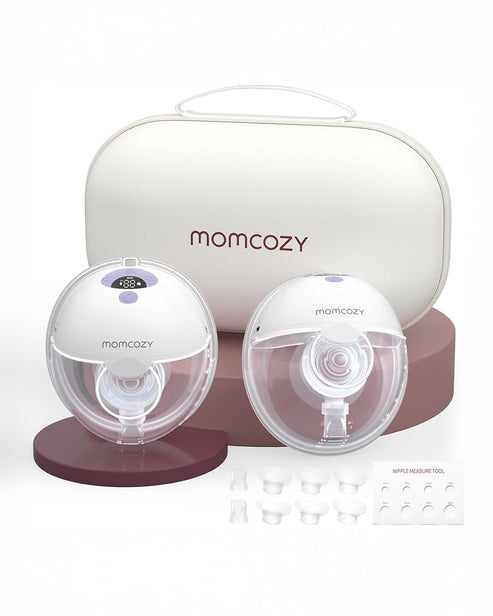 Momcozy M5 Double Wearable Breast Pump 24mm Purple