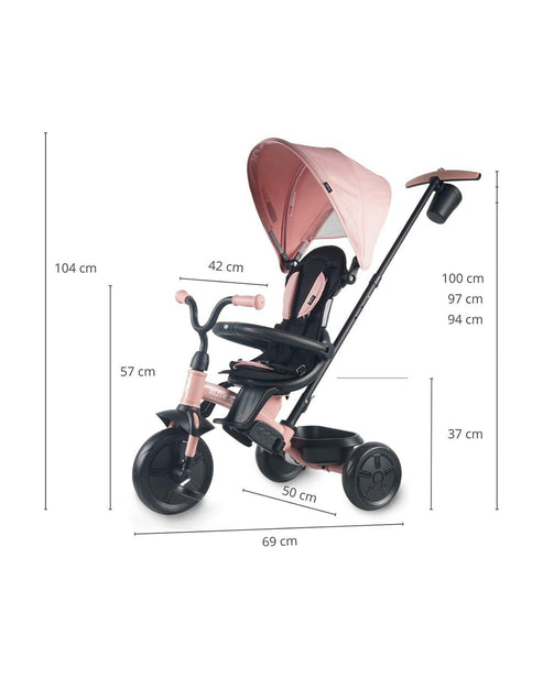 QPlay Elite Platinum 6-in-1 Trike 10-72 Months Pink