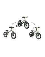 QPlay Miniby 3-in-1 Bike 14 Inch Grey