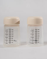 Spectra Breast Milk Storage Bottles with Airtight Cap 160ml Pack of 2 – Clear