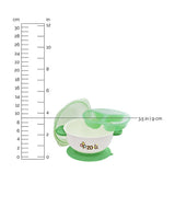 ZoLi STUCK Suction Bowl Meal Set 470 ml Set of 5 Green