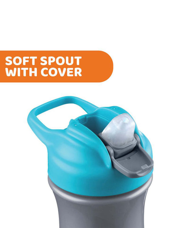 Chicco Kids Pop-Up Cup-Blue-With Soft Silicone Spout-350 ml