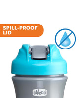 Chicco Kids Pop-Up Cup-Blue-With Soft Silicone Spout-350 ml
