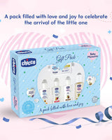 Chicco Baby Caring Gift Pack Set Pack of 7 Blue