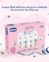 Chicco Baby Caring Gift Pack Set Pack of 7 Pink