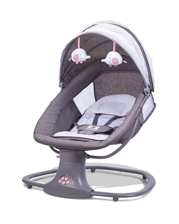 Mastela 3-in-1 Deluxe Multi-Functional Bassinet & Swing 3-36 Months Pink