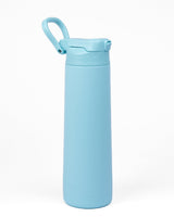 Kicups Flexi Flow Insulated Dual Lid Water Bottle 750ml 5Y+ – Light Blue