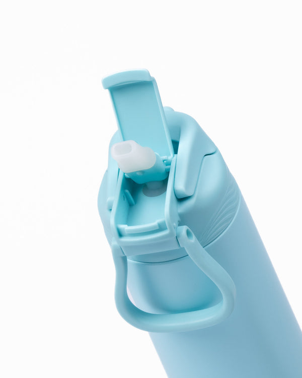 Kicups FlexiFlow Kids Water Bottle 750ml - Sky