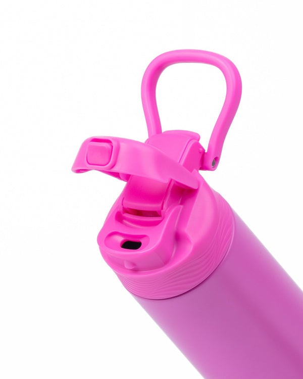 Kicups FlexiFlow Kids Water Bottle 750ml - Pink