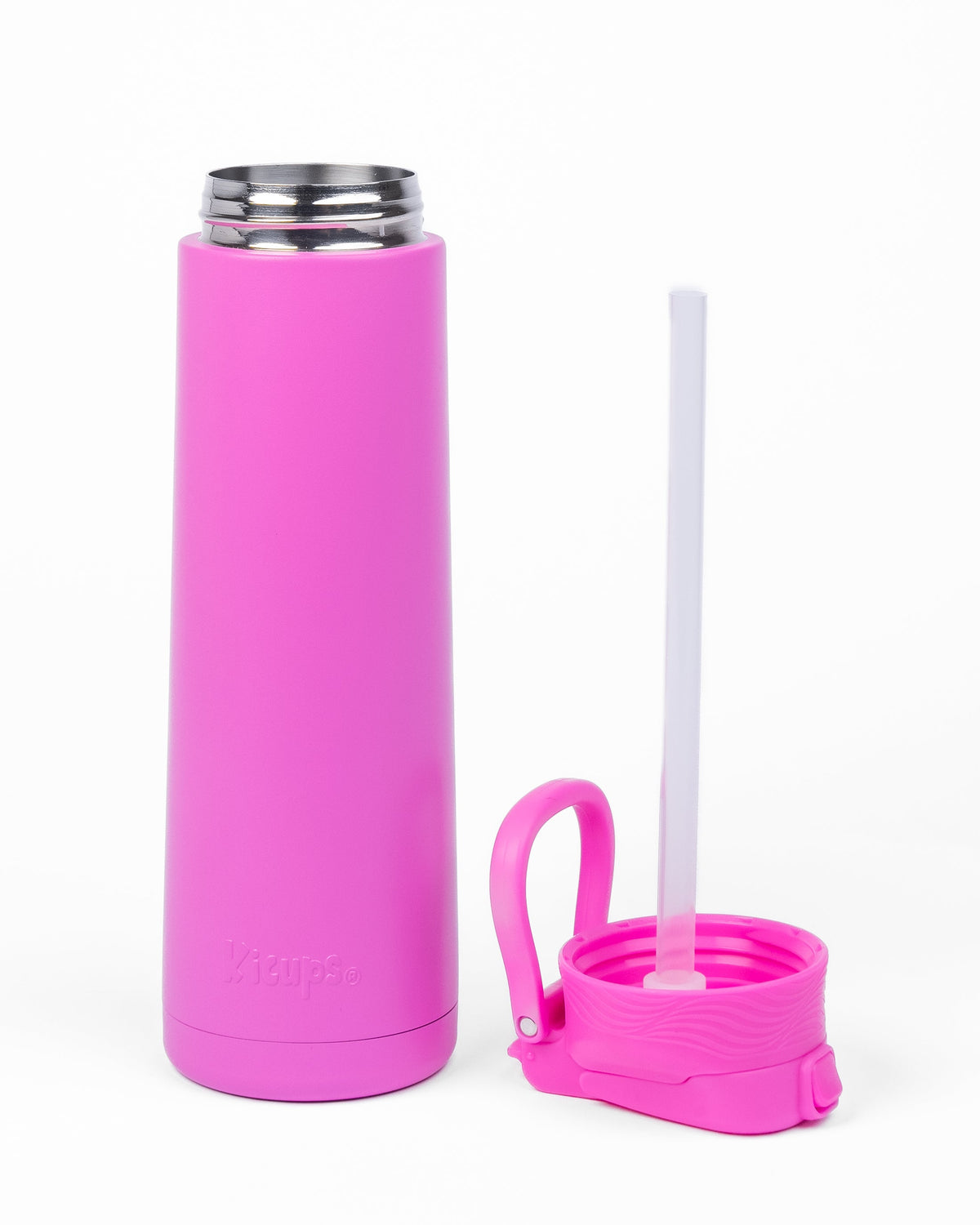 Kicups Flexi Flow Insulated Dual Lid Water Bottle 750ml – Pink