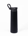 Kicups FlexiFlow Kids Water Bottle 750ml - Black