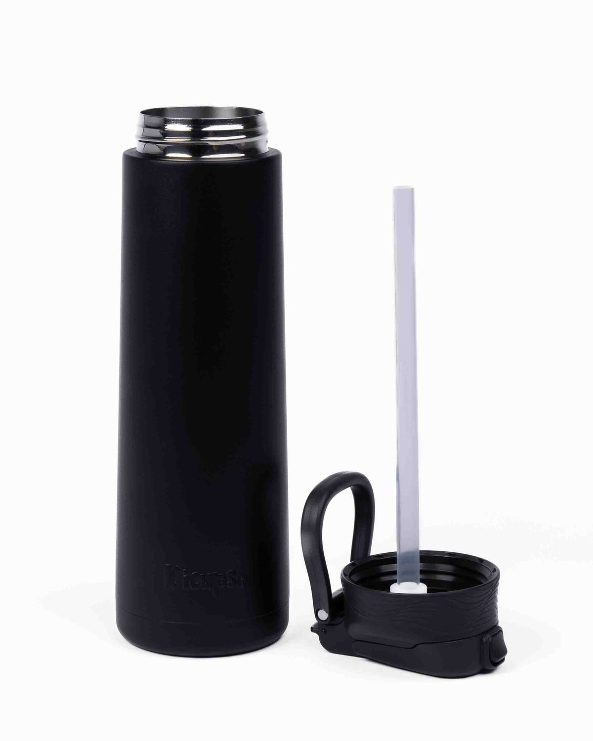 Kicups Flexi Flow Insulated Kids Water Bottle 750ml – Black