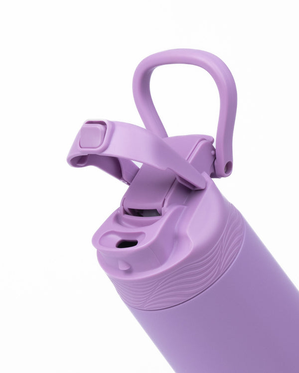 Kicups FlexiFlow Kids Water Bottle 750ml - Purple