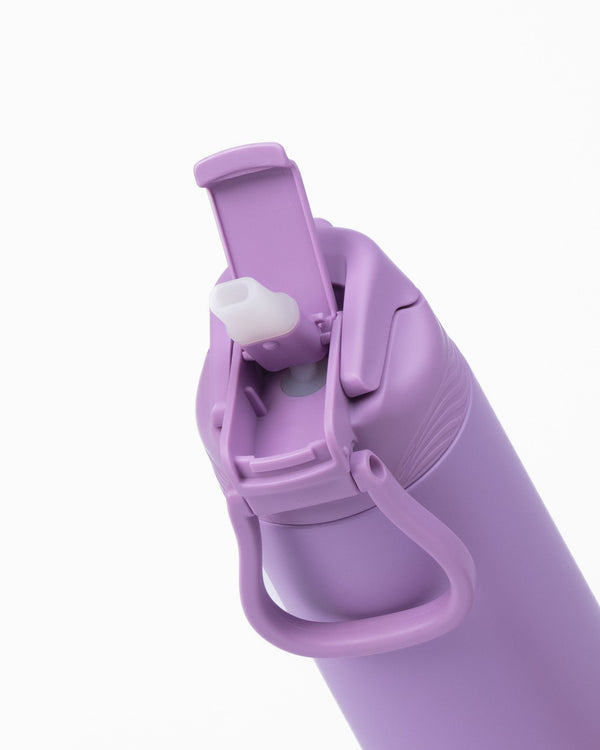 Kicups FlexiFlow Kids Water Bottle 750ml - Purple