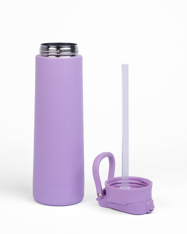 Kicups FlexiFlow Kids Water Bottle 750ml - Purple