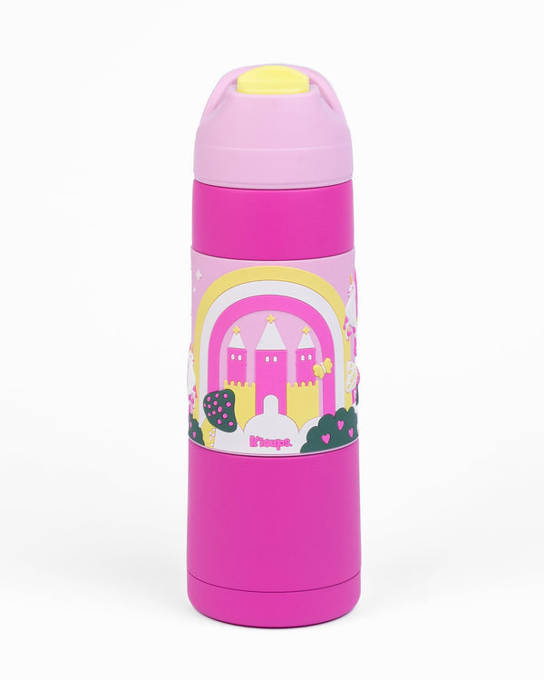 Kicups Grip Flow Kids Insulated Steel Bottle - Whimsical Wonderland