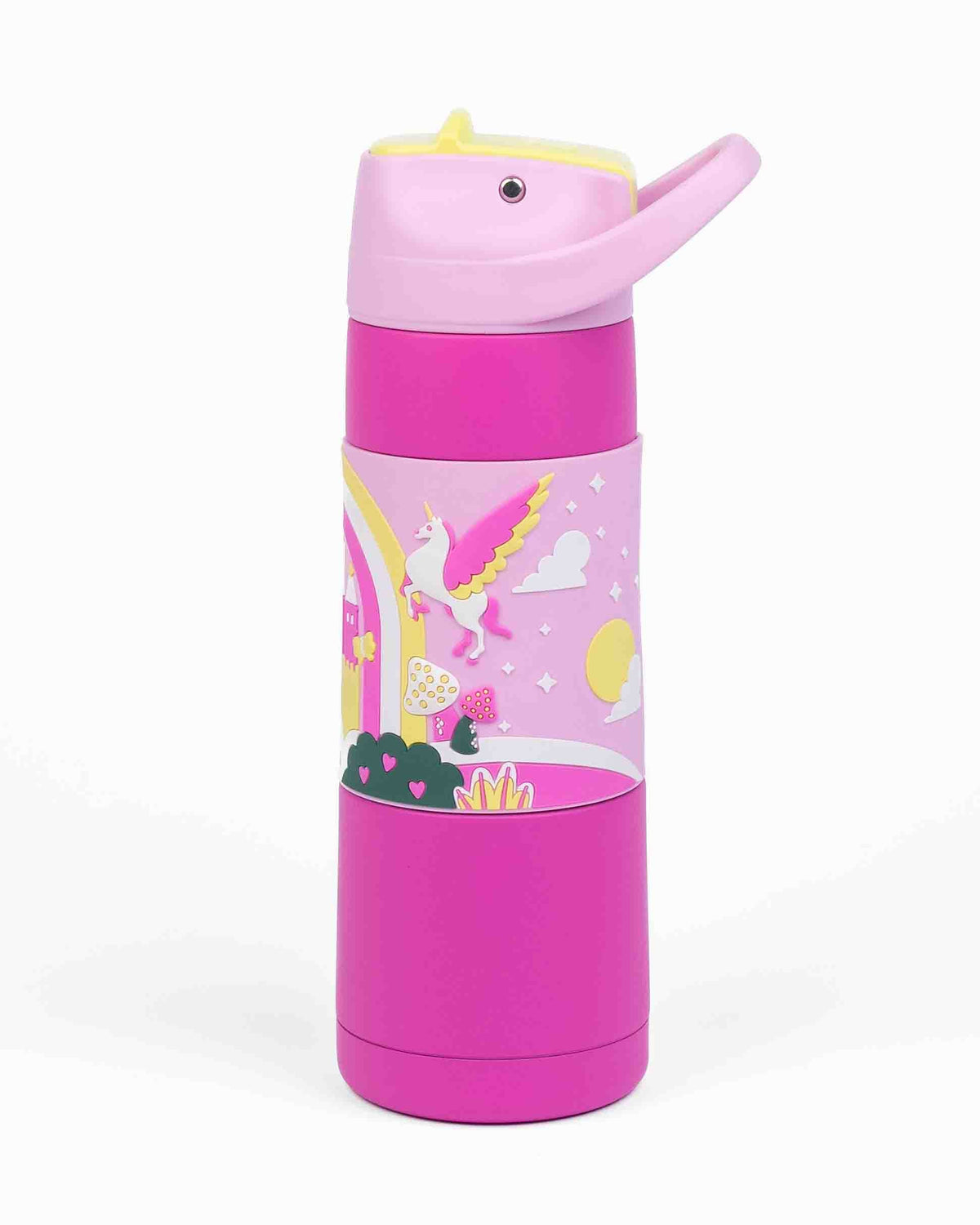 KiCups Grip Flow Insulated Straw Bottle 550 ml Whimsical Wonderland