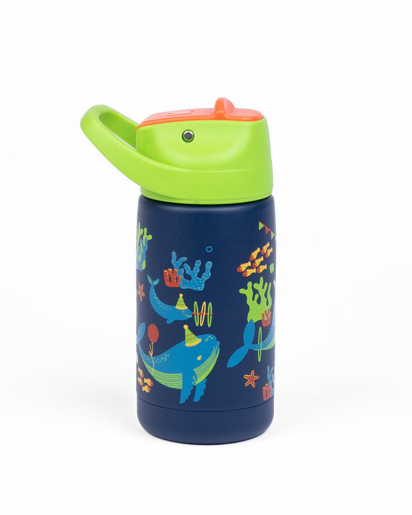 Kicups Little Cup Kids Water Bottle - Fin Fiesta