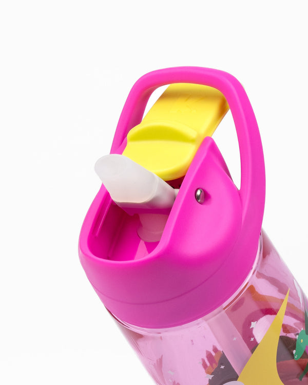 Kicusp Clear Sip Kids Water Bottle - Whimsical Wonderland