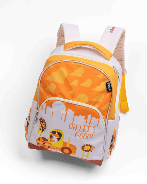 Kicups Buddy Kids School Bag Little Builders - Construction Theme