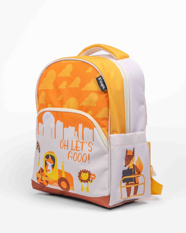 Kicups Buddy Kids School Bag Little Builders - Construction Theme