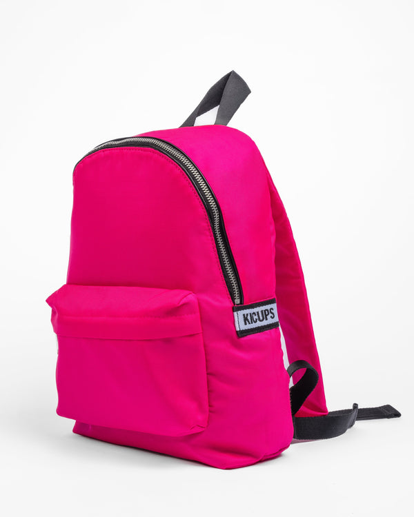 Kicups Tiny Trek Kids School Bag - Neon Pink