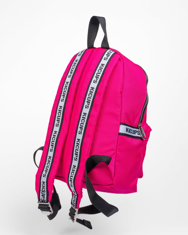 Kicups Tiny Trek Kids School Bag - Neon Pink