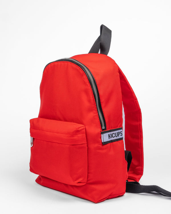 Kicups Tiny Trek Kids School Bag - Red