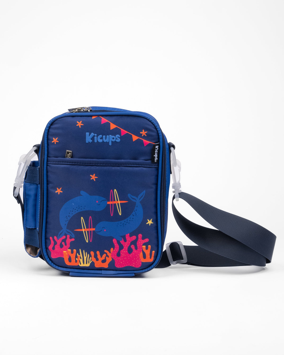 Kicups Munch Bag Kids Insulated Lunch Bag Fin Fiesta – Multicolor