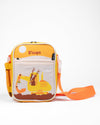 Kicups Munch Bag Little Builders 26 × 20 × 11 cm – Yellow