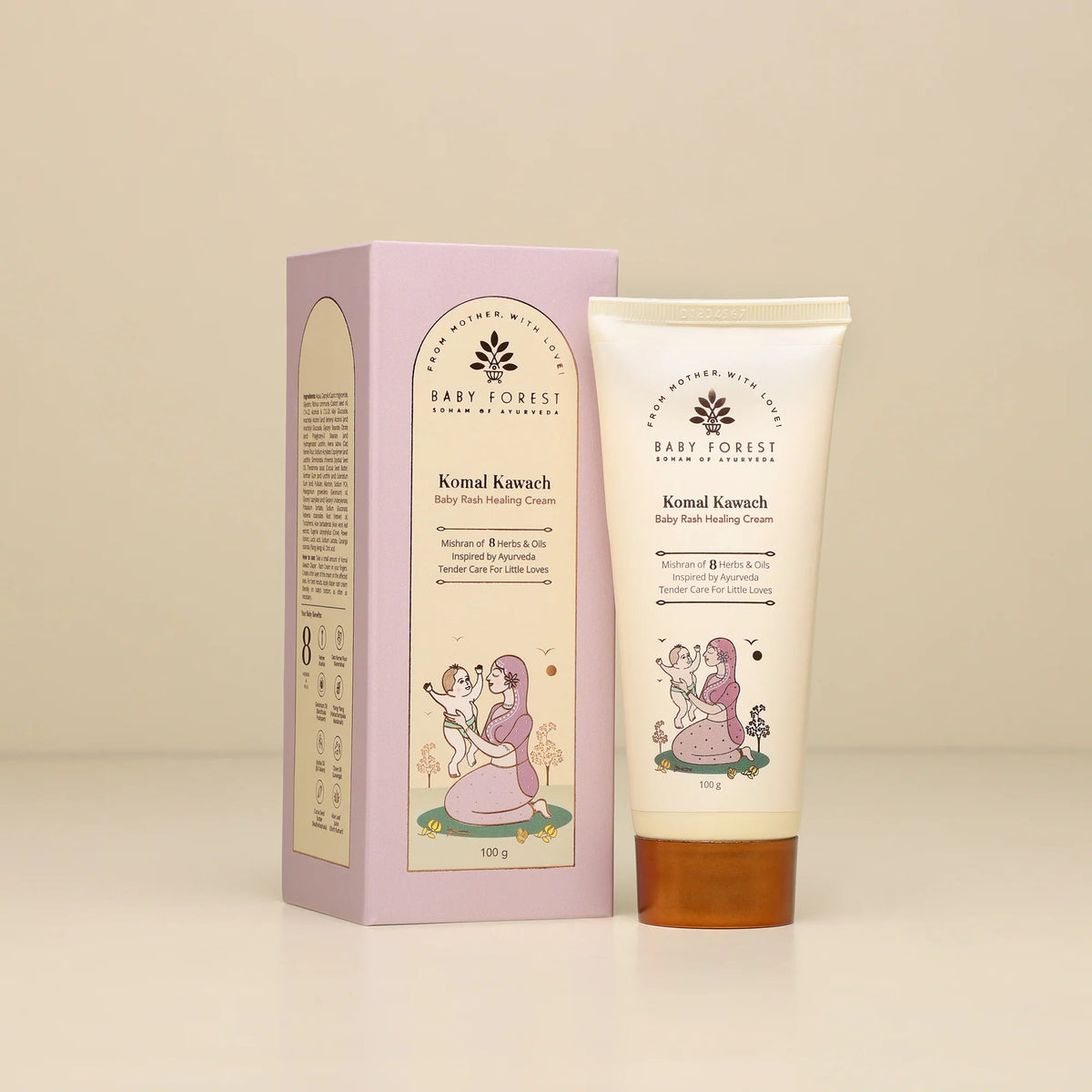 Baby Forest Komal Kawach Baby Diaper Rash Healing Cream – 100 g
