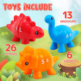 Dino Wise Montessori Alphabet Explorer Set (26 Pcs) 2 Years+