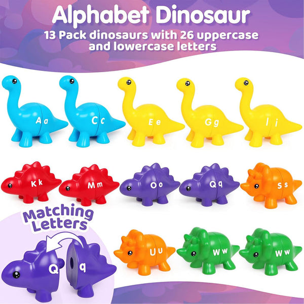 Dino Wise Montessori Alphabet Explorer Set (26 Pcs) 2 Years+