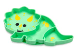 Melii Divided Silicone Suction Plate Dinosaur 6M+ – Green