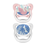 Dr. Brown’s PreVent Glow-in-the-Dark Butterfly Shield Soother Stage 1 Pack of 2 Pink