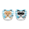 Dr Browns Teal & Gray Prevent Printed Shield Soother (Stage 1)Pack of 2