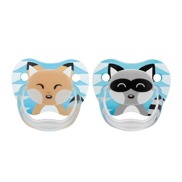 Dr Browns Teal & Gray Prevent Printed Shield Soother (Stage 1)Pack of 2