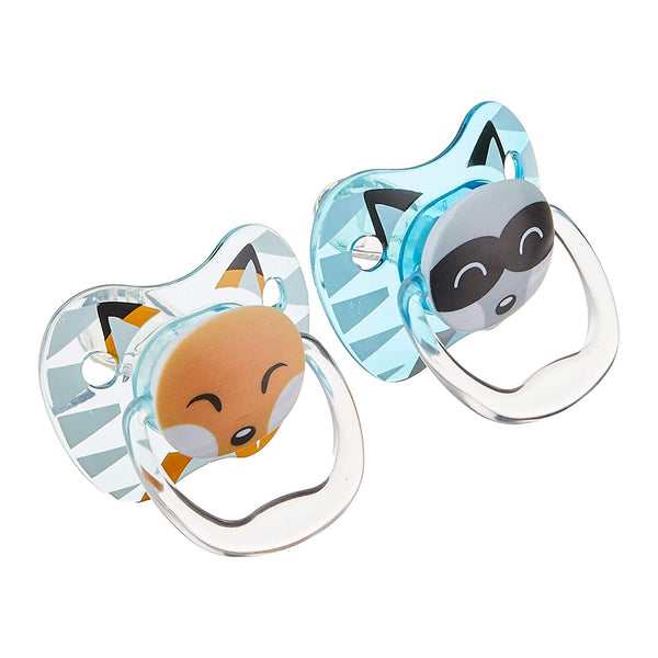 Dr Browns Teal & Gray Prevent Printed Shield Soother (Stage 1)Pack of 2