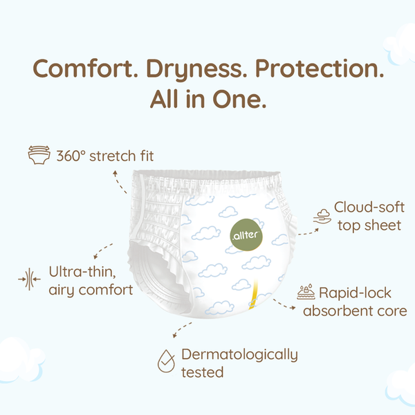 Allter Breeze Baby Diaper Pants